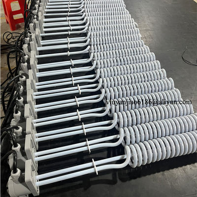 110V - 480V PTFE Immersion Heaters For Acid Heating 1KW - 36KW